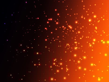 magical fairy golden dust particles abstract particles and glitter color background vector