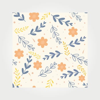 seamless floral pattern ornament vector