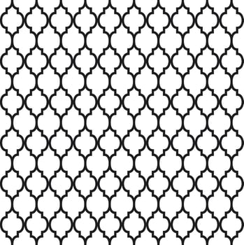 Background with seamless pattern in islamic style vector