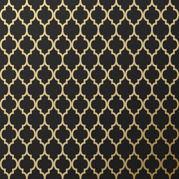 Background with seamless pattern in islamic style vector