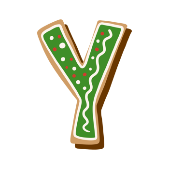 Christmas Cookie Alphabet png