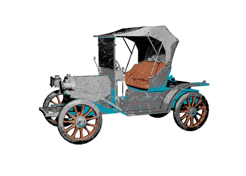 Classic style vintage car png
