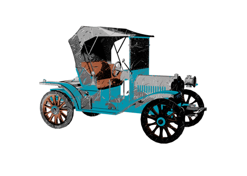 Classic style vintage car png