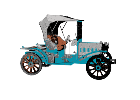 Classic style vintage car png