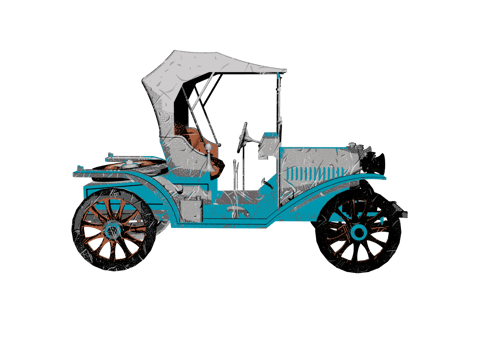 Classic style vintage car png