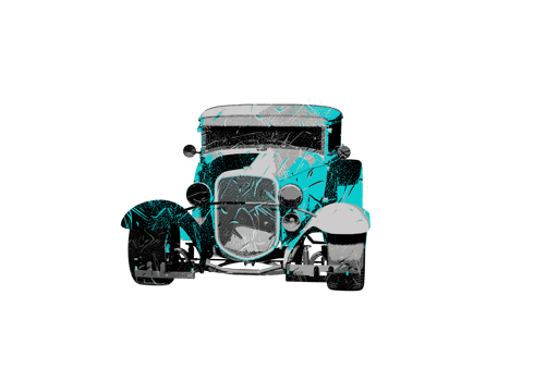 Classic style vintage car png