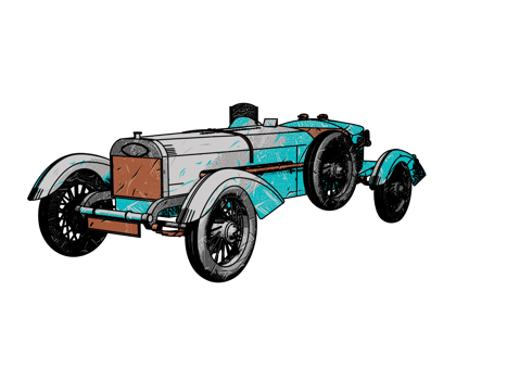 Old style classic car png