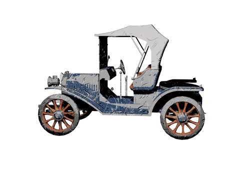 Old style classic car png