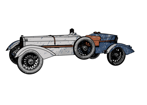 Old style classic car png