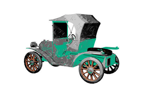 Old style classic car png