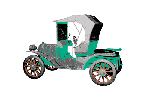 Old style classic car png