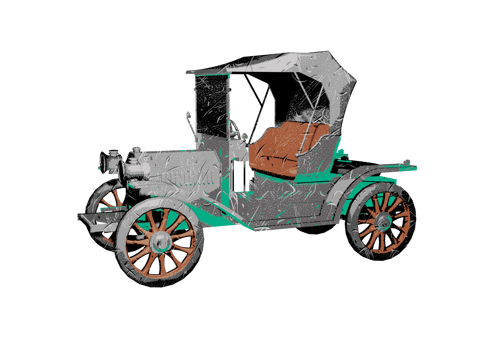 Old style classic car png