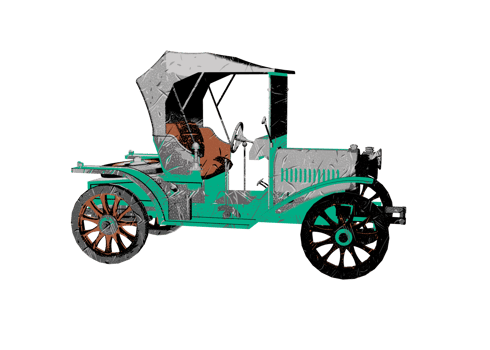 Old style classic car png