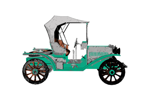 Old style classic car png