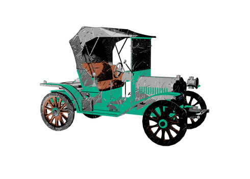 Old style classic car png