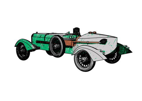 Classic style vintage car png