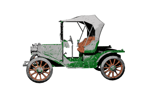 Classic style vintage car png