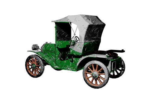 Classic style vintage car png