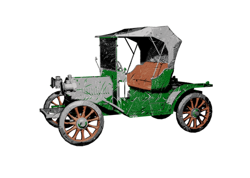 Classic style vintage car png