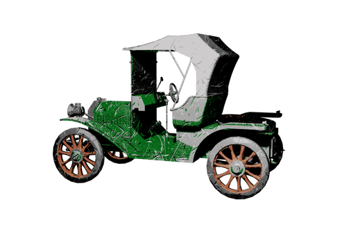 Classic style vintage car png