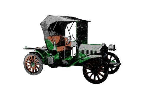 Classic style vintage car png