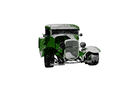 Classic style vintage car png