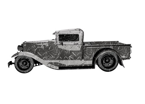 Old style classic car png