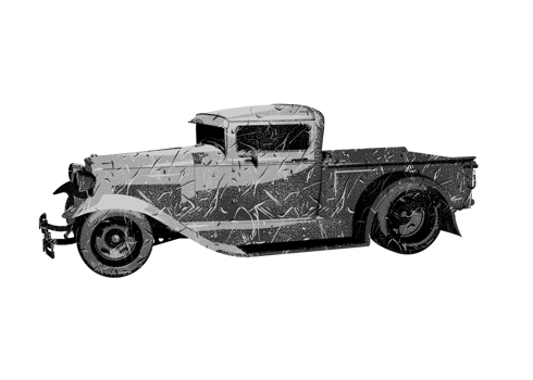 Old style classic car png