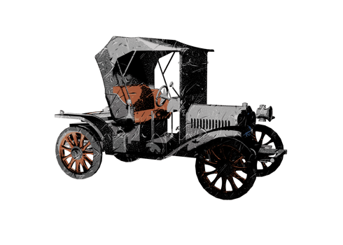 Classic style vintage car png