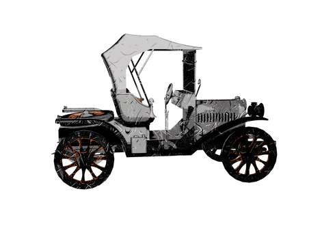 Classic style vintage car png