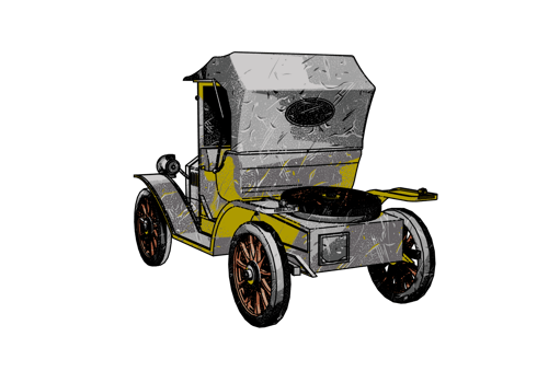 Classic style vintage car png