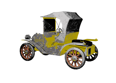 Classic style vintage car png