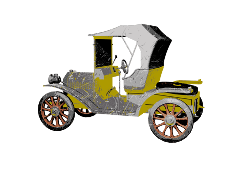 Classic style vintage car png