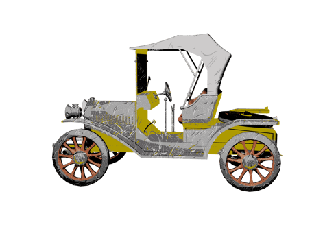 Classic style vintage car png