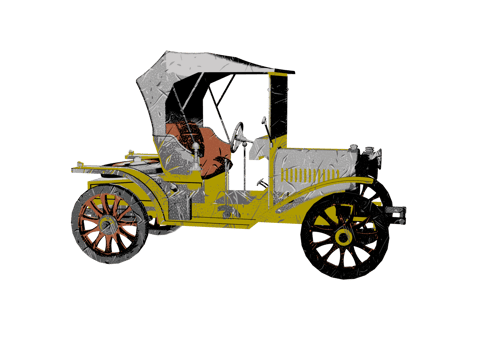Classic style vintage car png