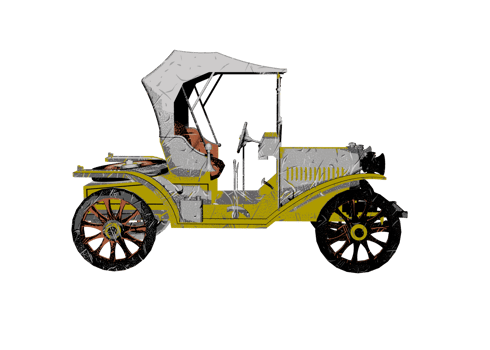 Classic style vintage car png