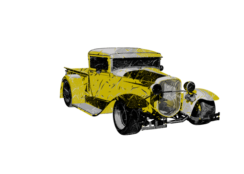 Old style classic car png