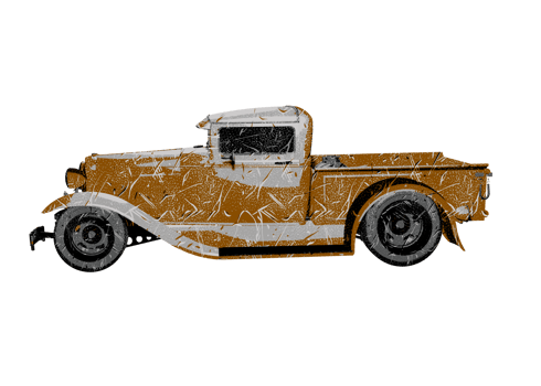 Classic style vintage car png