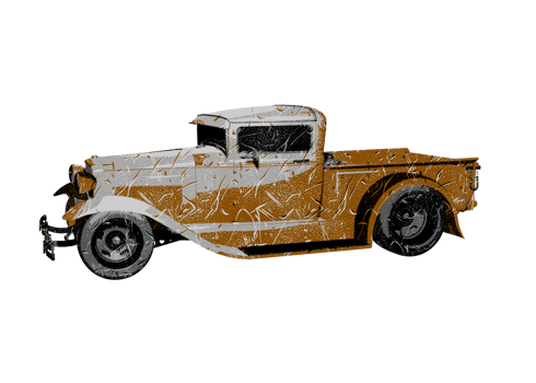 Classic style vintage car png