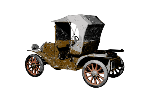 Old style classic car png