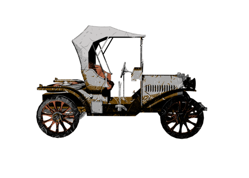 Old style classic car png