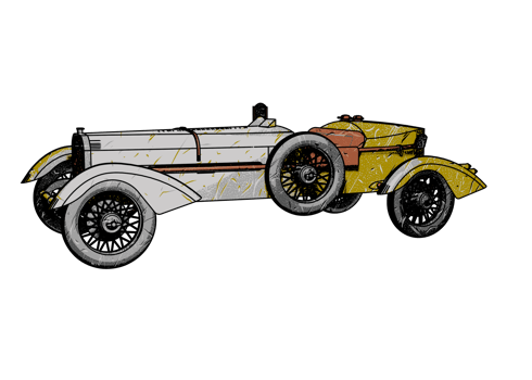 Old style classic car png