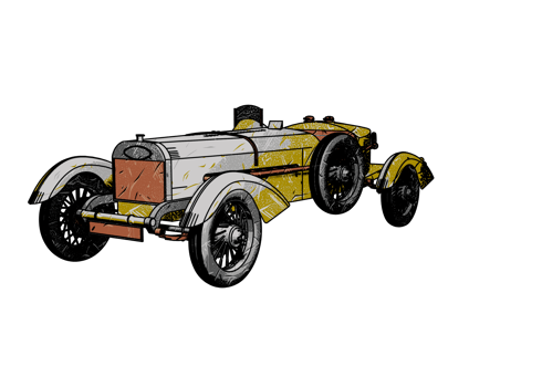 Old style classic car png