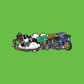 Biker Accessories Illustration vector