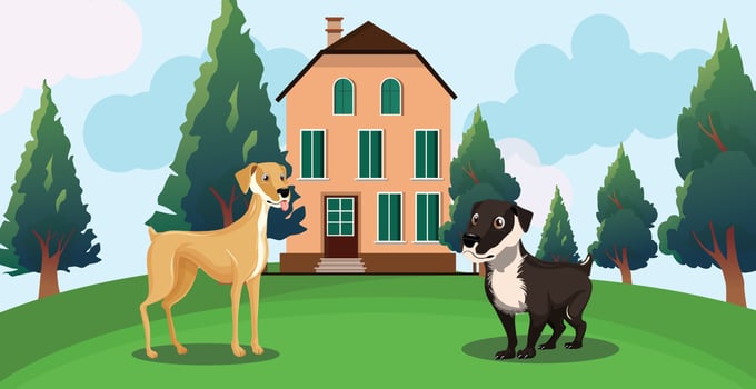 dog vector art