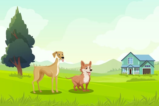 dog vector art
