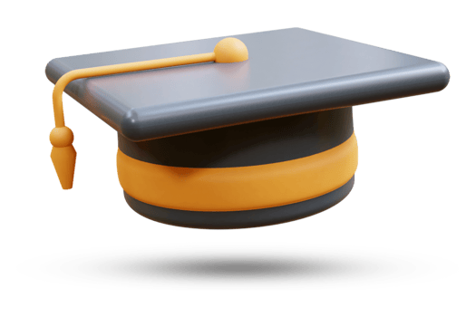 3d graduation toga hat or 3d graduation cap png