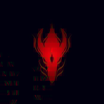 Stylish dragon head logo illustration design  for your business vector