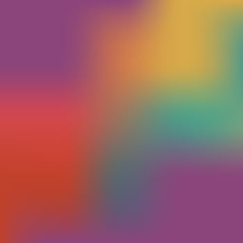 Color gradation vector background,  square layout. Abstract backdrop design with vivid contrast effect, dramatic saturation, trendy futuristic style. Color blending purple, red, yellow gradient mesh.