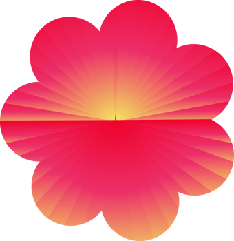 Beautiful flower sticker label promotion decorative background wallpaper banner illustration graphic design png